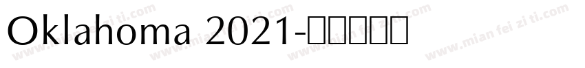 Oklahoma 2021字体转换